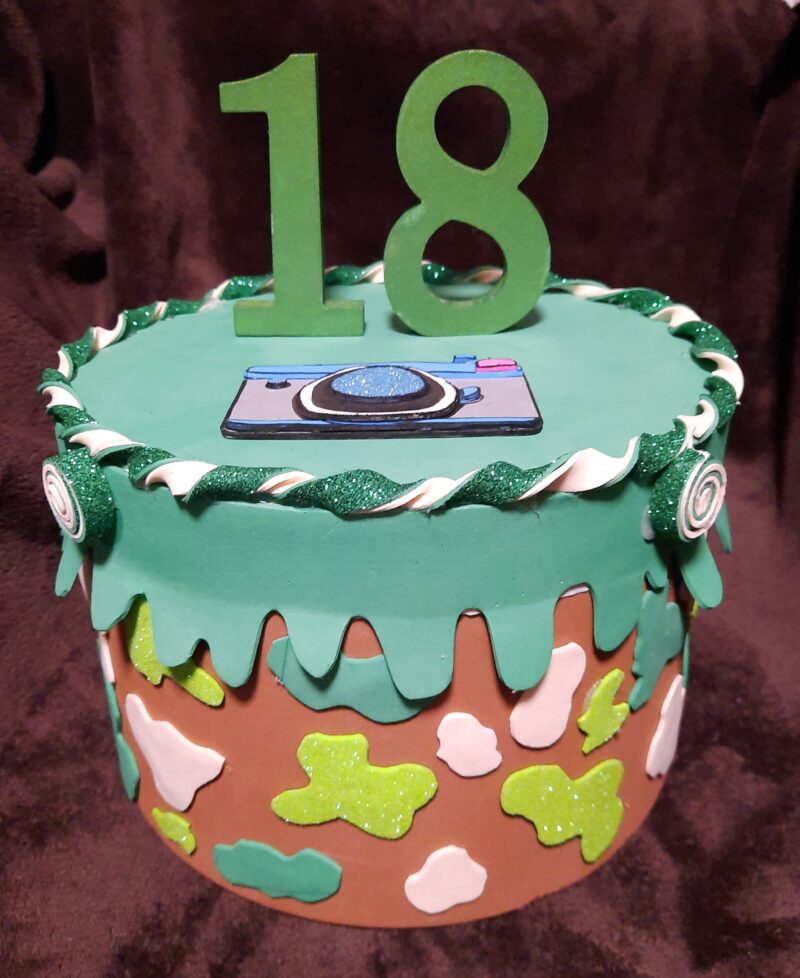 Fiús terepmintás dekortorta - Image 4